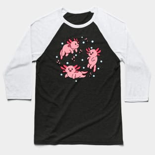 Happy Axolotl Baseball T-Shirt